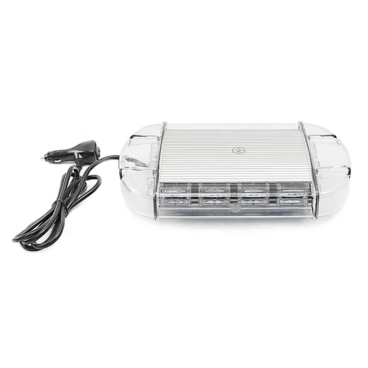 Led emergency vehicle amber lights magnetic car roof warning light