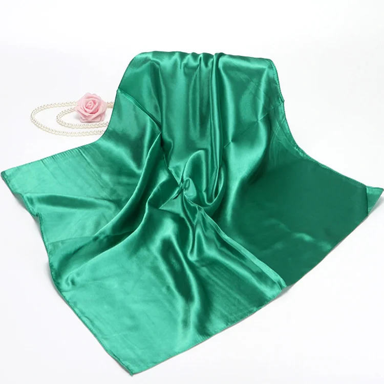 Custom Printed Paisley Polyester Cotton Bandana Square Scarf Luxury Flower Printing Silk Hair Bandana With Logo