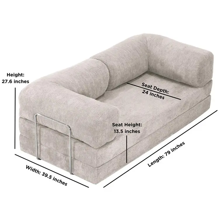 Direct sales the compression sponge packing vacuum living room compressed sectional foam sofa