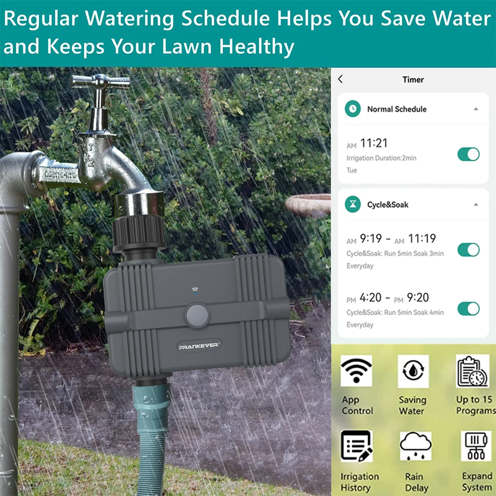Горячая продажа умный wifi контроллер для орошения воды сада с использованием