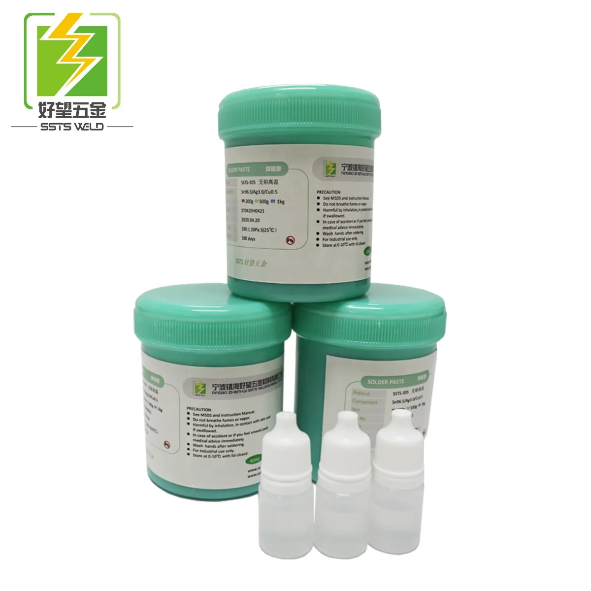 New products 0.8mm High strength joint Even coating copper wire light smt solder paste