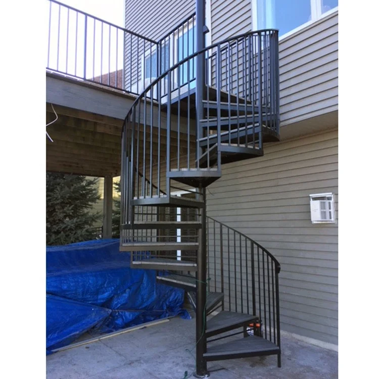 Building Code Outdoor Used Spiral Staircase Modern Stairs