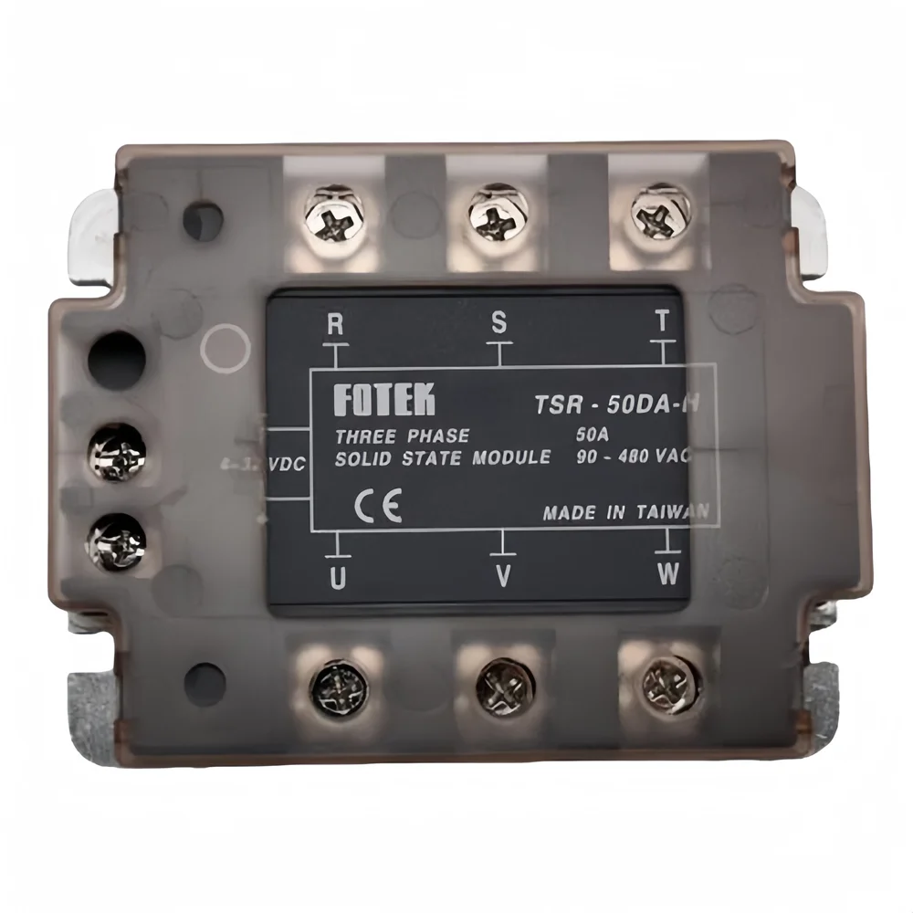 Fotek TSR-50DA-H высоковольтный трехфазный твердотельный релейный модуль 25A/40A/50A/75A-H DC Control SSR автомобильное защитное использование герметичный