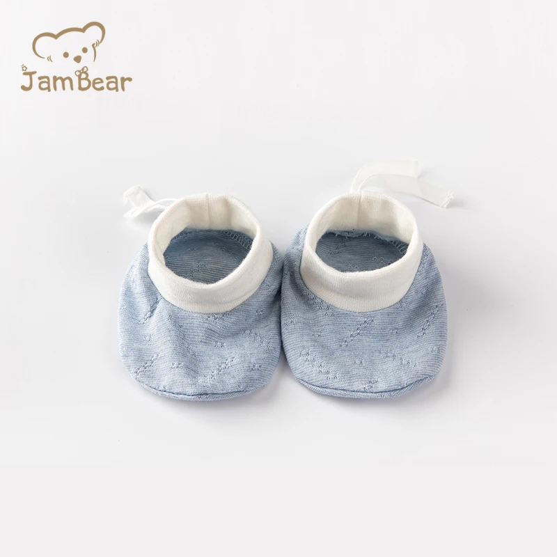 Comfortable and breathable custom baby shoes100% cotton newborn boots  custom newborn boots shoes