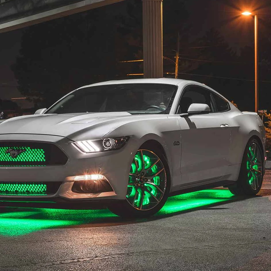 Brake Lamp Rear Stop Light Tail Lamp and LED Ring Wheel Light For Ford Bronco 2021 2022 2023