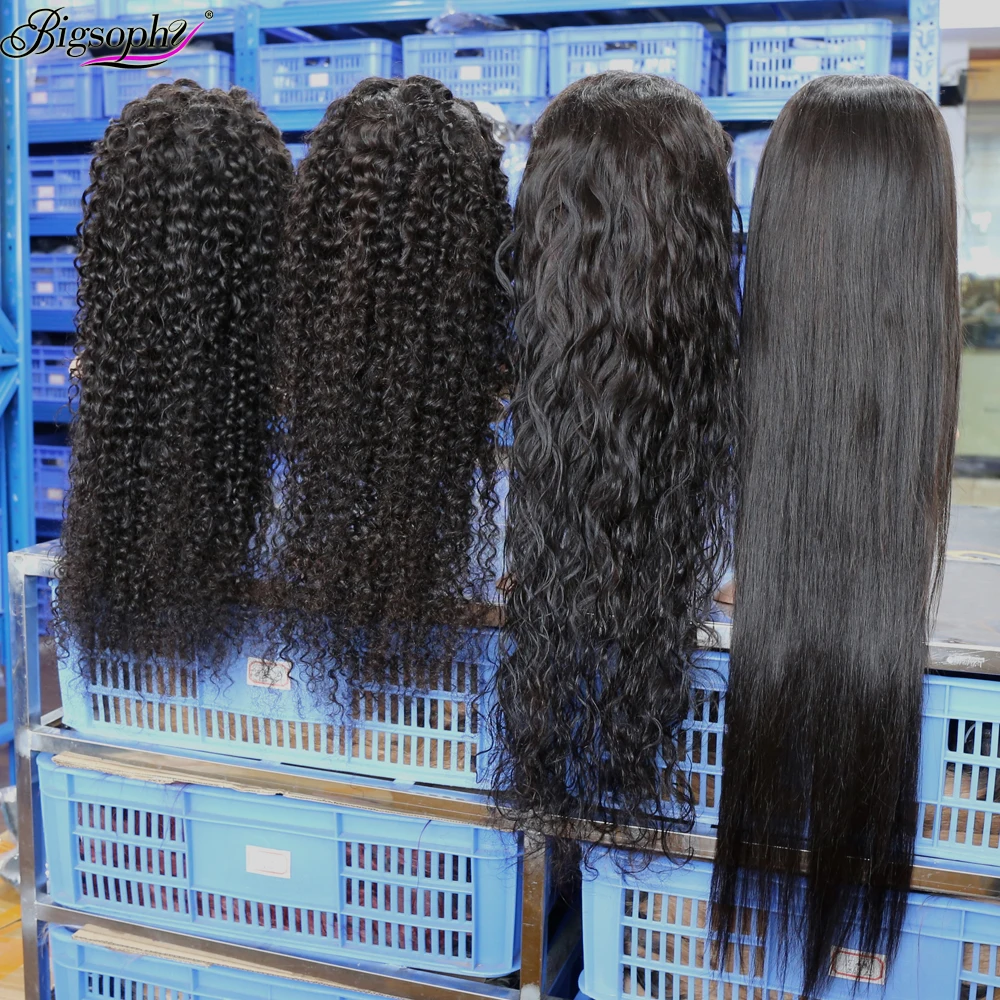 HD Swiss Lace 5x5 Front Closure Wig Raw Brazilian Lace Frontal Virgin Human Hair-extensions-Wigs For Black Women