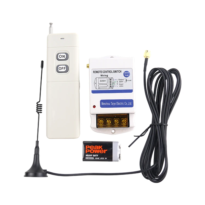 Water Pump Wireless Industrial Remote Control Switch Intelligent High power household Wireless Electrical Switches