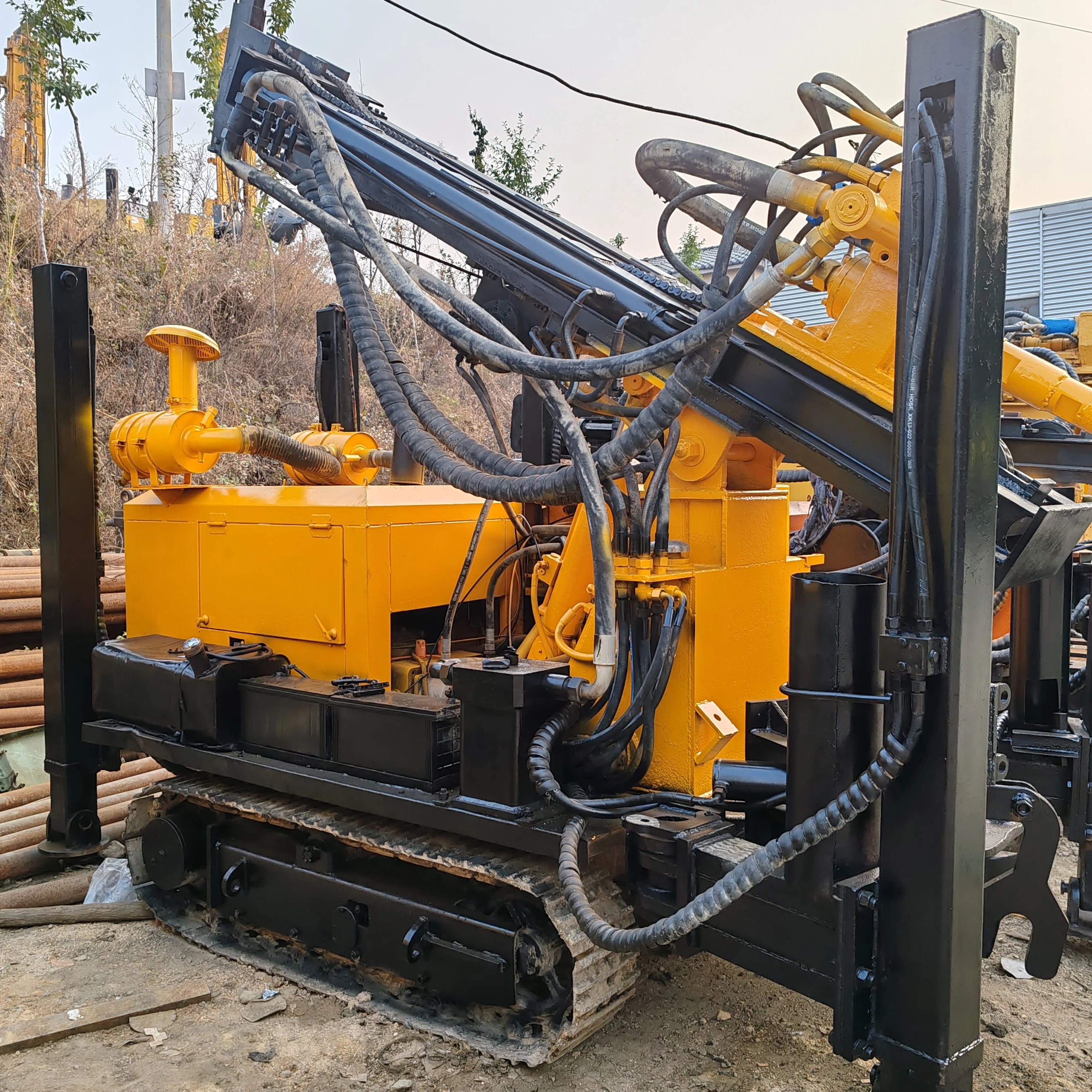 400m second-hand 3m tower water well drilling rig used borehole machine borewell drilling rig