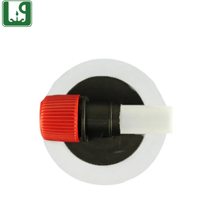 LEQUN supply plastic spout gland with tube connection for soy sauce bags in box