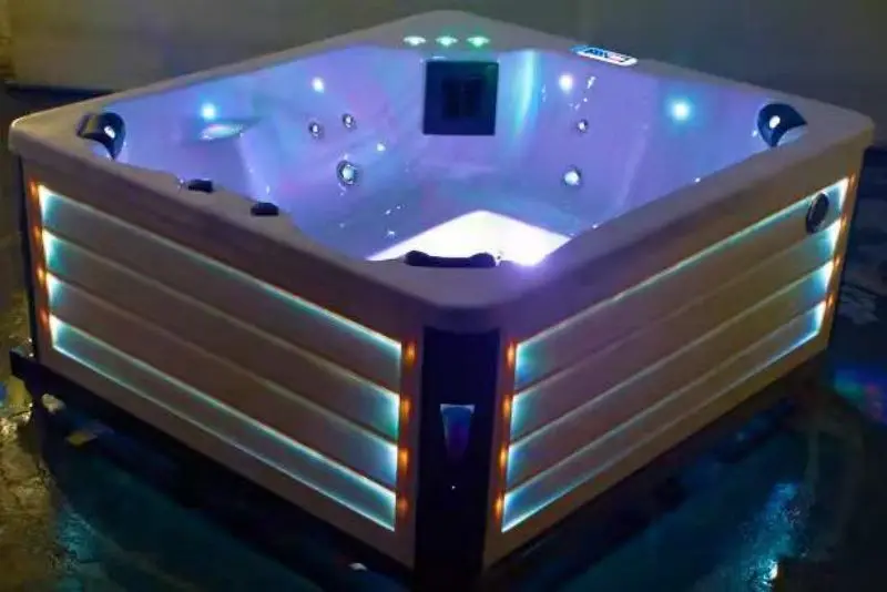 Bathtub Manufacturer Sale Best Freestanding Acrylic Portable Led Air Jet Whirlpool Bathtub Hot Tub