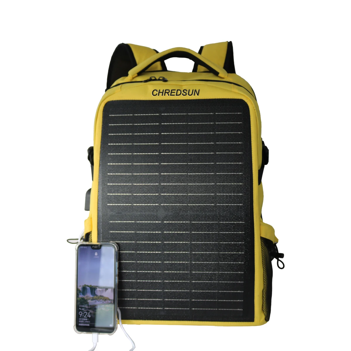 Customize Multifunction Fashion Custom Casual Business Travel Solar Energy Battery Laptop Backpack Bag With Solar Panel