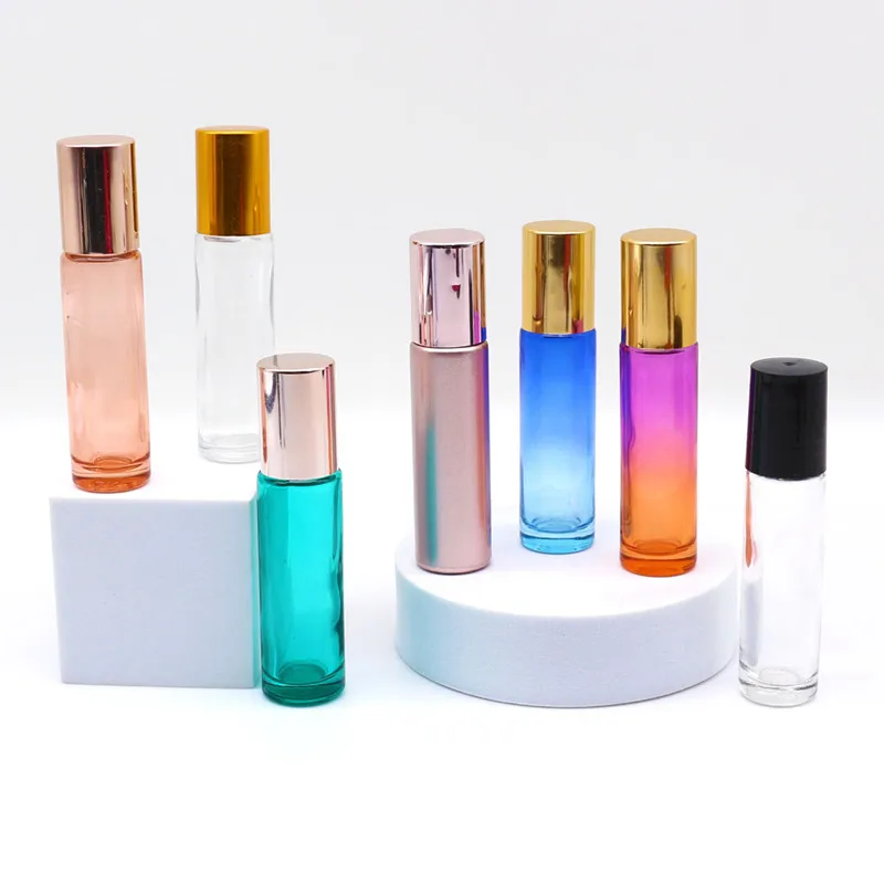 5ml 10ml 15ml glass roll on bottle/cosmetics packaging containers/roll on glass bottle