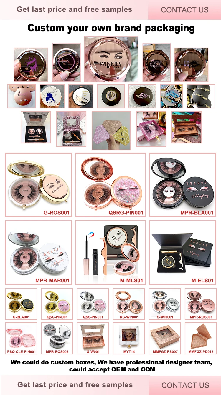 3d False Mink Eyelashes Magnetic Eyeliner Lashes Liguid Eyeliner