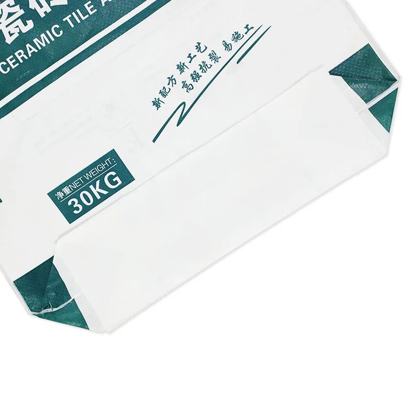 empty 30kg pp valve bag for gypsum powder packaging