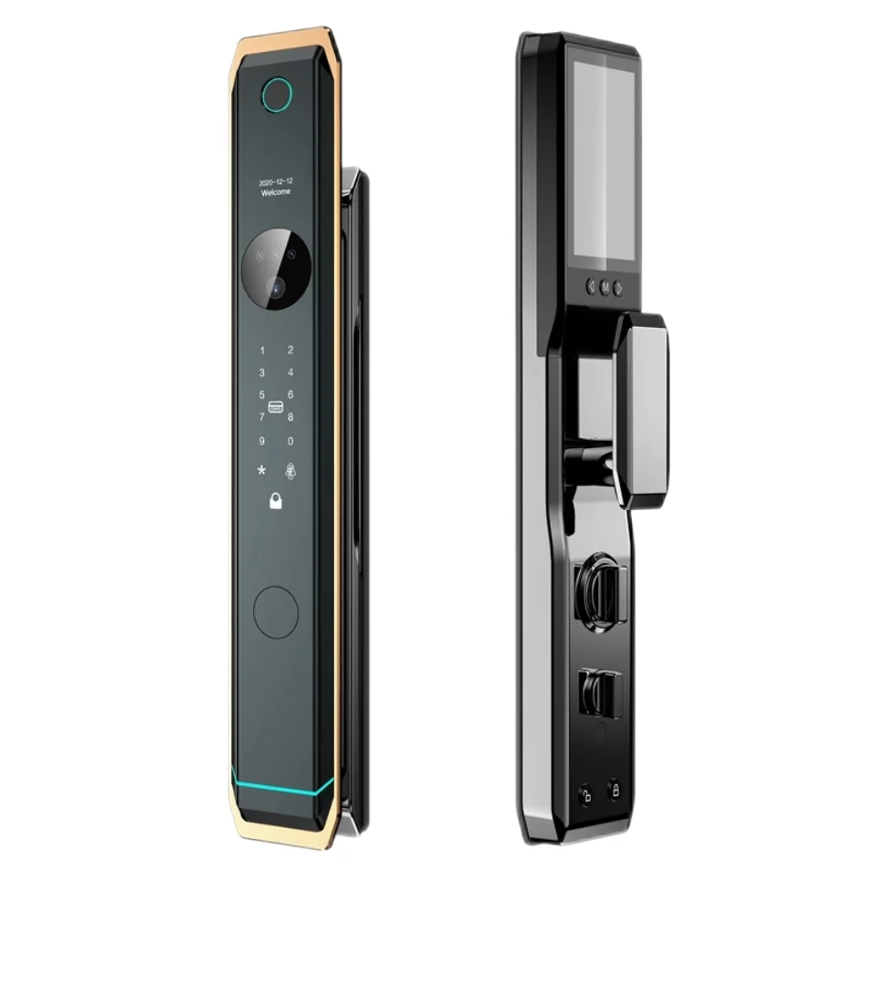 LEZN K15 лицо Tuya Wi-Fi камера приложение цифровой электронный дверной замок водонепроницаемый отпечаток пальца видео домофон код умный замок