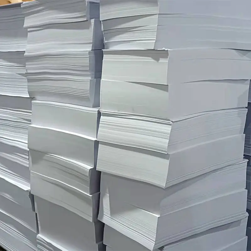 Factory Wholesale 70gsm 75gsm 80gsm Hard A4 Copy Printer Paper Draft Double White Printer Office Copy Paper