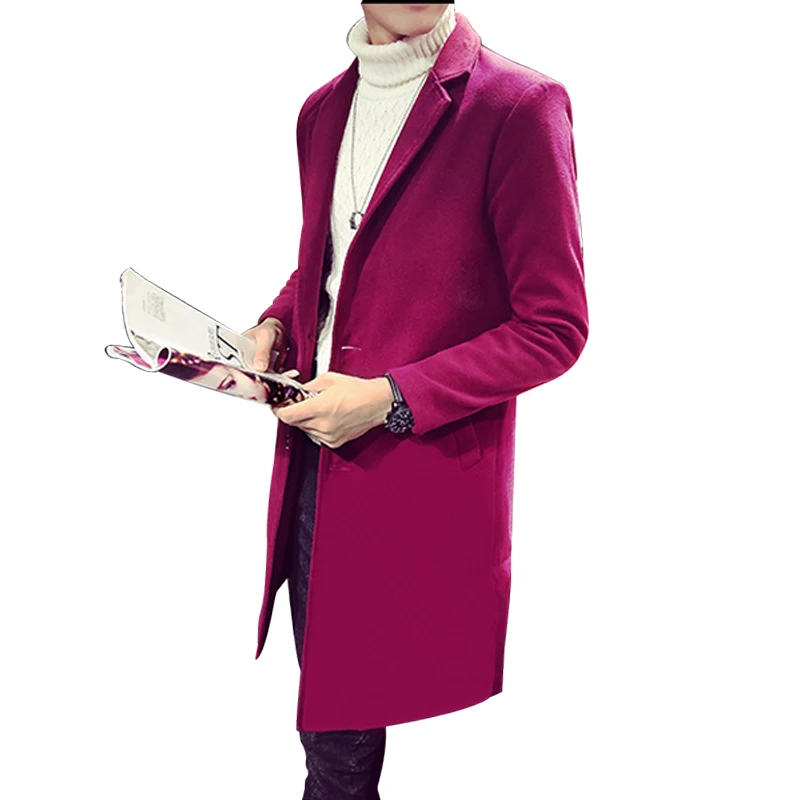 fashion wool winter coat, made to measure men coat BCS11