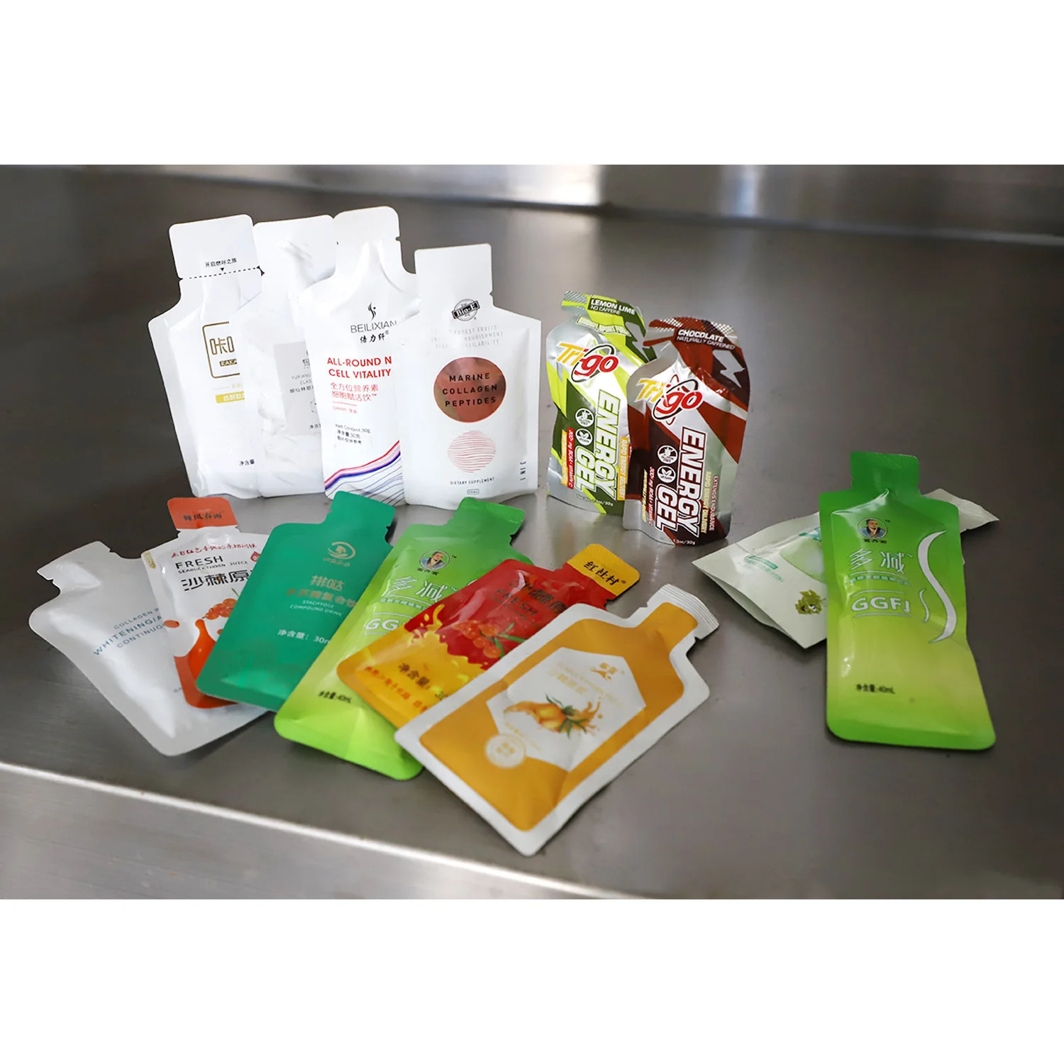 100ml fruit shape plastic packaging bags plastic juice bag