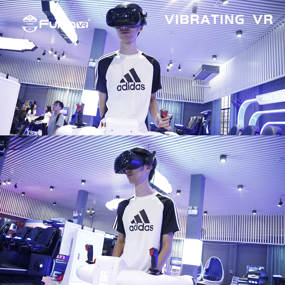 
FuninVR Virtual Reality Cinema Simulator Standing VR Motion Rides Machine 