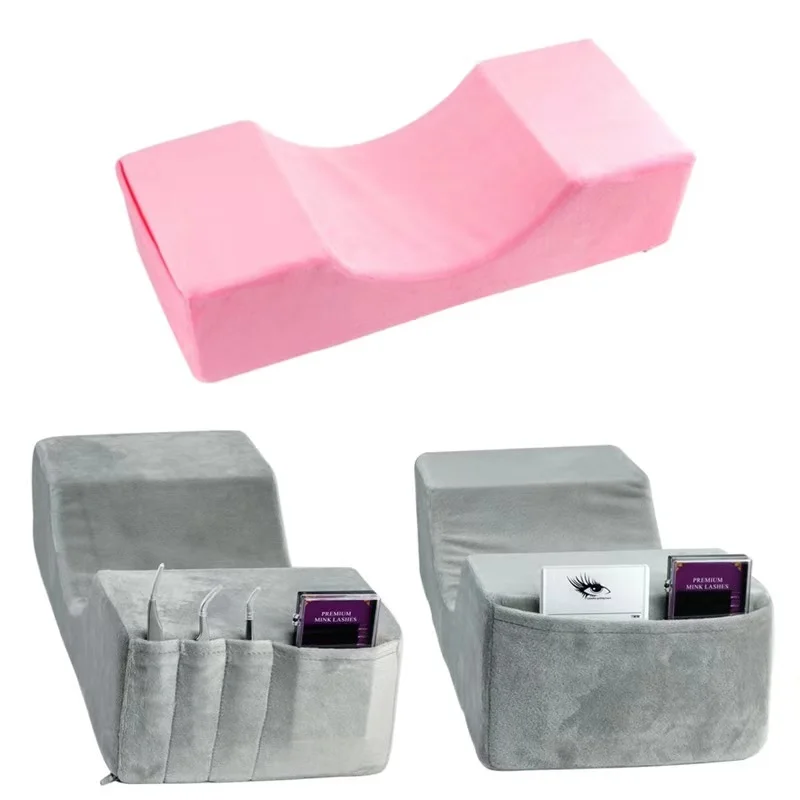New Design Black Color Eyelash Extension Memory Foam Lash Pillow Eyelash Pillow Bed Pillows For Cervical Spondylosis