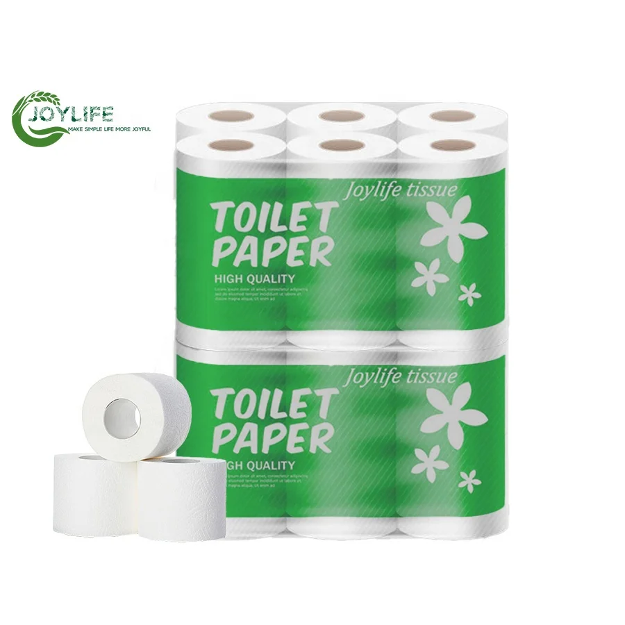 Wholesale High Quality Custom 2ply Hemp Toilet Tissues printed toilet paper