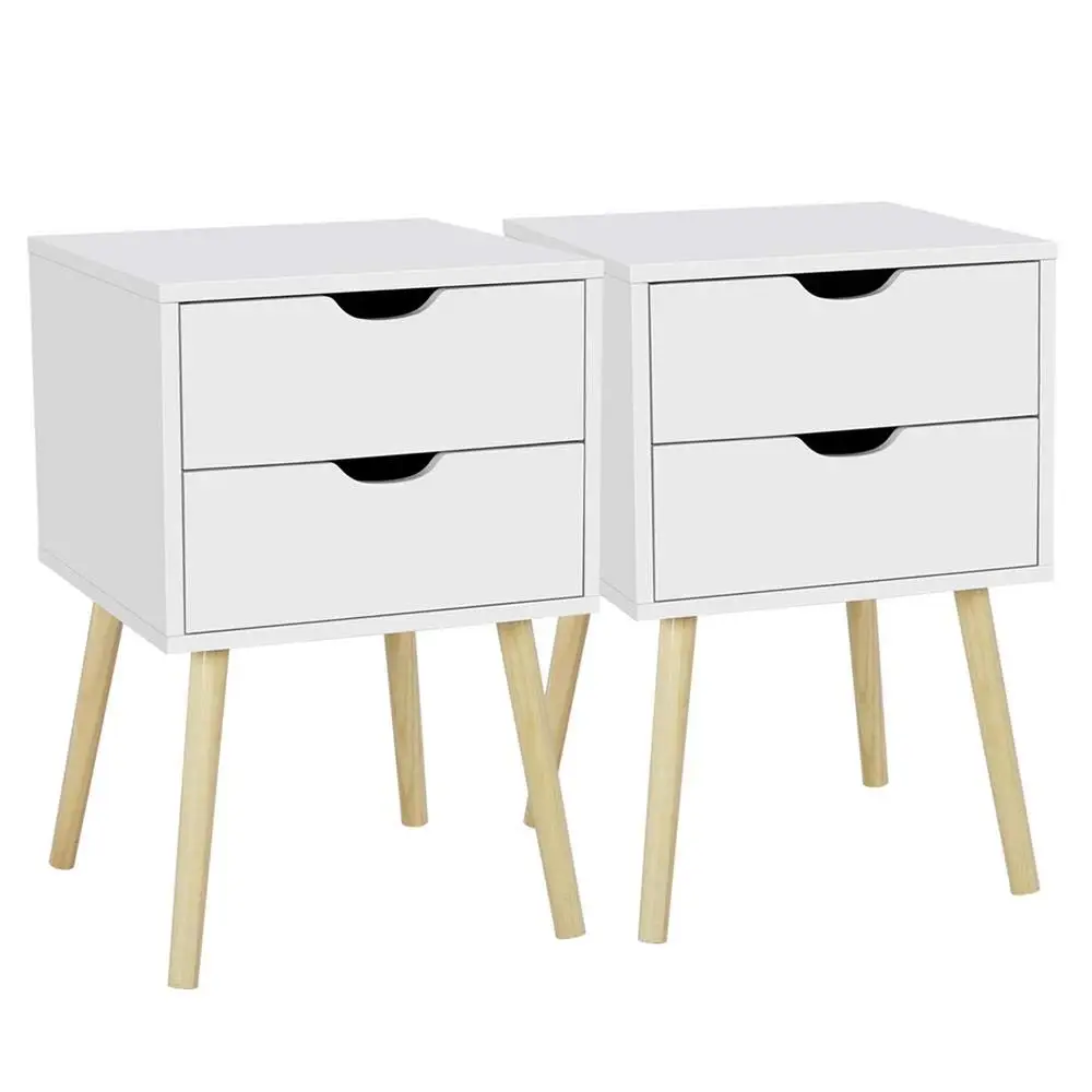 Лидер продаж деревянный прикроватный столик с выдвижными