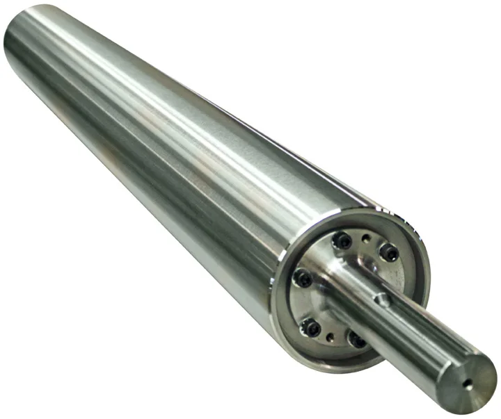 Stainless Steel Idler Roller - Live Shaft for Paper And Textile Industry