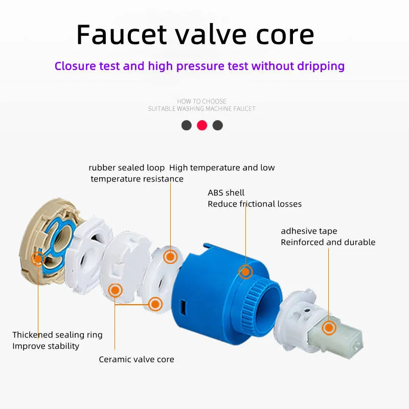 JD35WB Shower Controller Change-over Valve Core Water Separator Valve General Switching  Accessories  Adjustme Switch Rotating