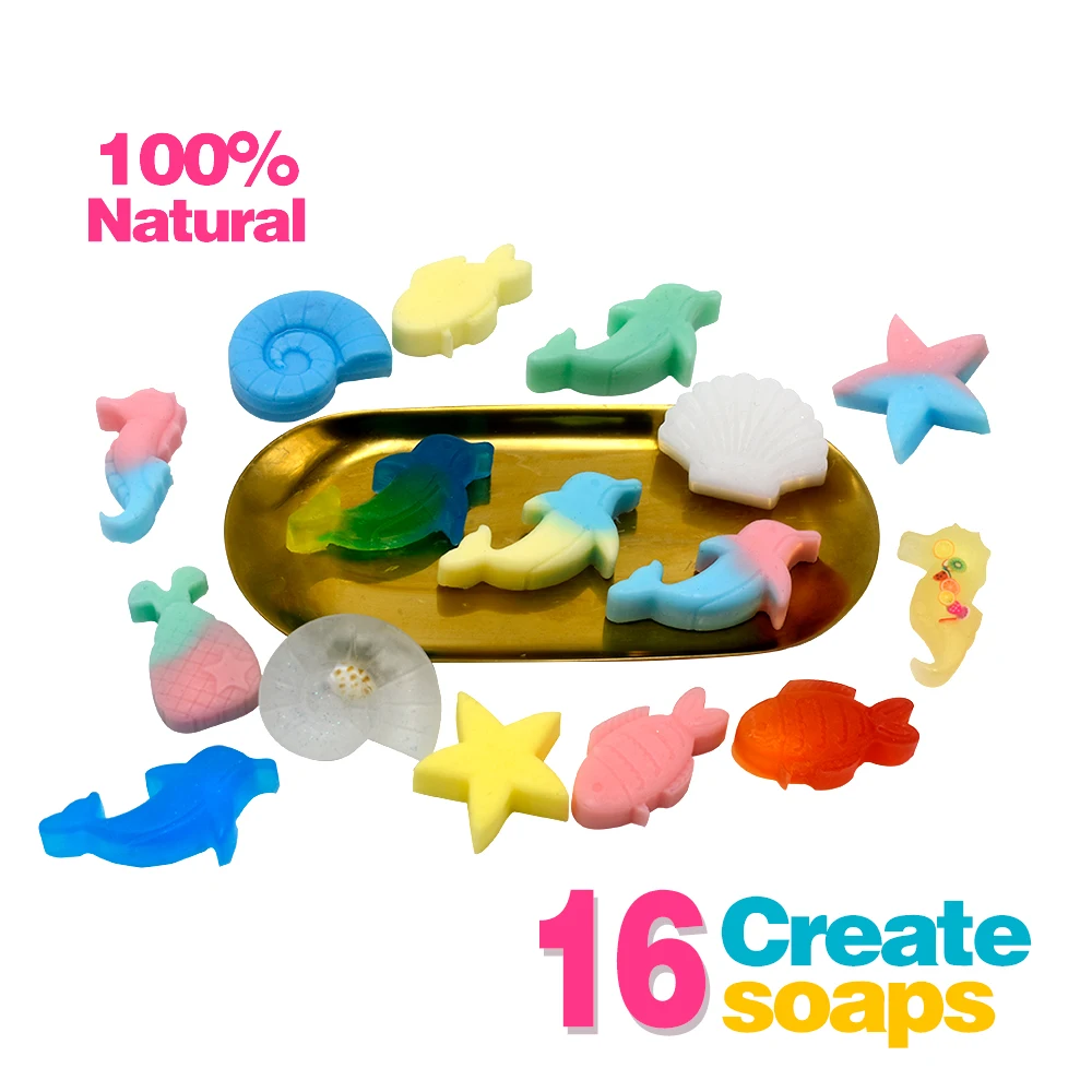 Alpha Factory Competitive Price BIG BANG BEAUTY Craft Soap Making Kit Make Your Own Soap Science DIY Art and Craft Gift Toy