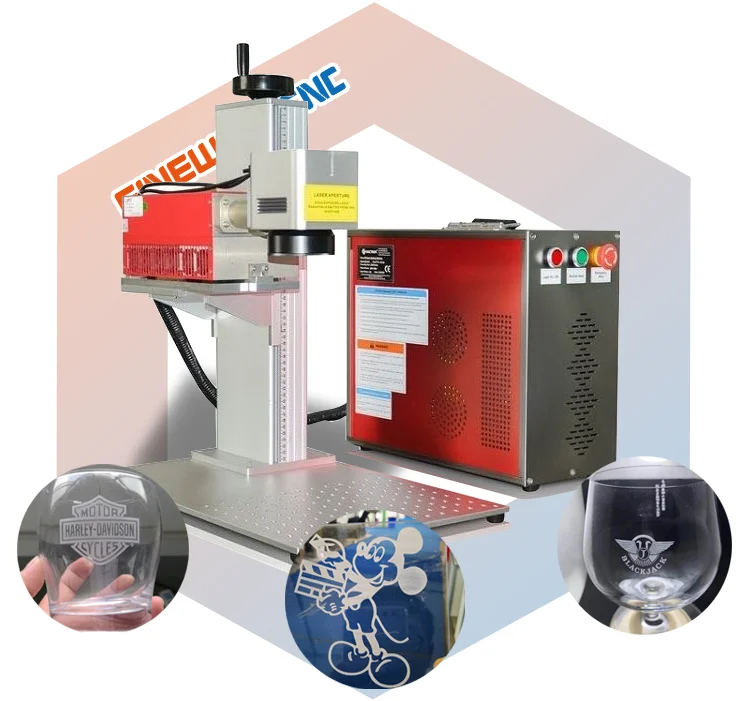 3d uv laser marking machine/engraving machine for glass