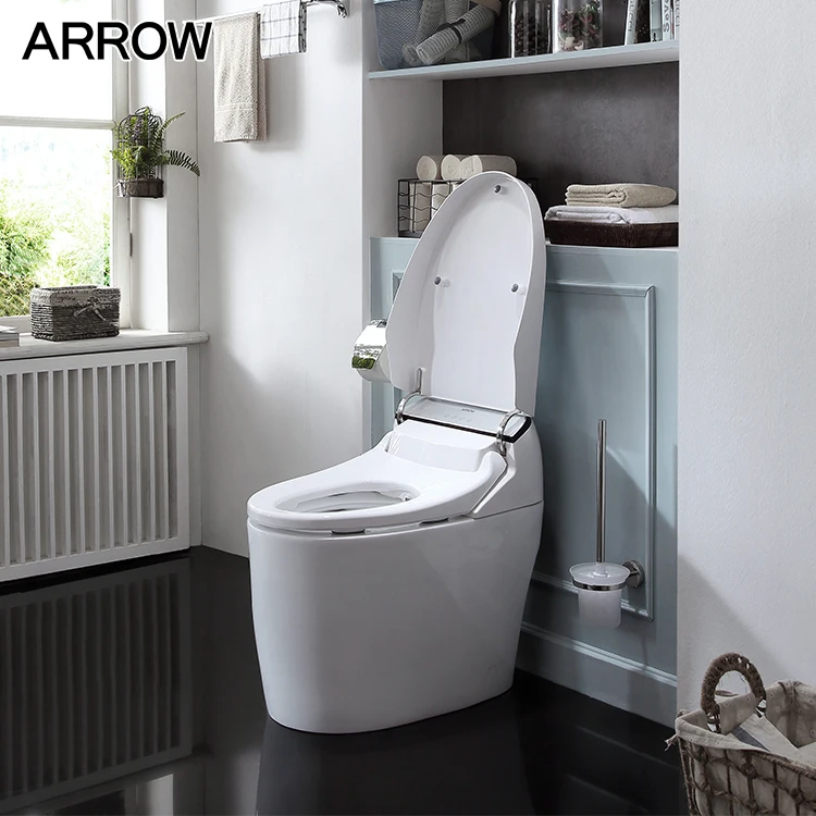 Automatic Flushing One Piece Tankless Intelligent Smart Toilet