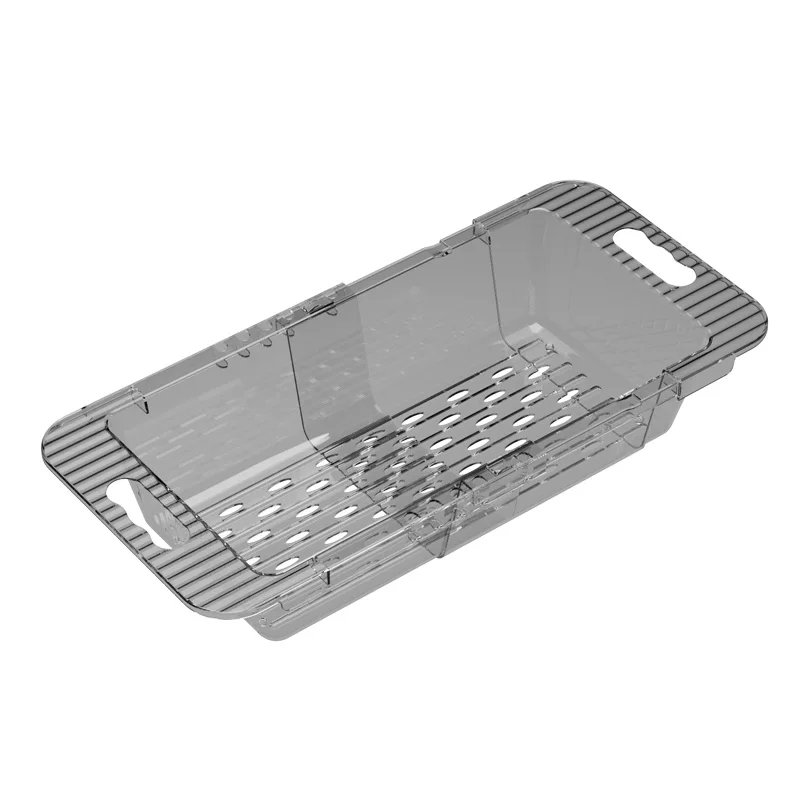 Rinse - Drain - Dry, 3-in-1 Adjustable Over The Sink Colander strainer basket