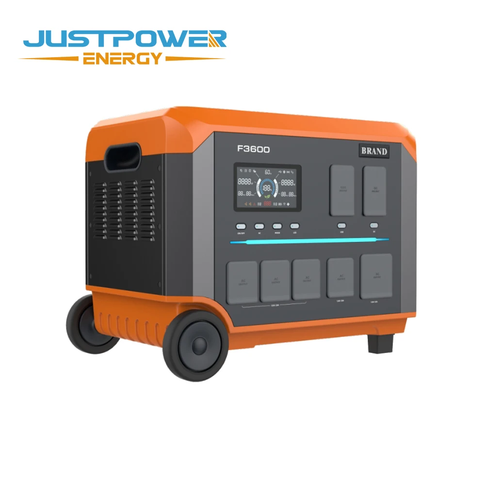 Large Capacity Outdoor Indoor Camping 3600w Portable Power Station Power Bank Battery 2000w 7000w Emergency Power Supply
