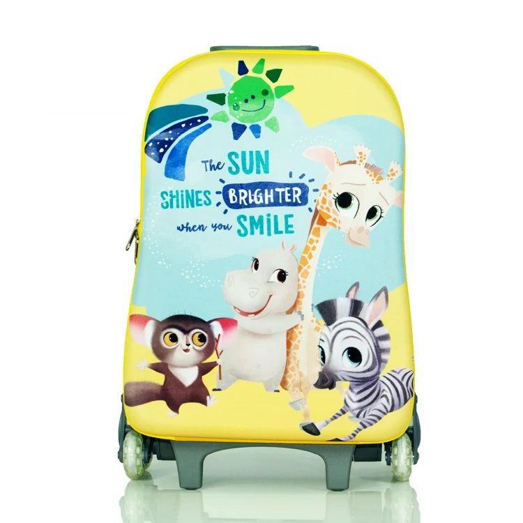 Лучшее качество OEM дети мультфильм багаж carry on   багаж дети тележка дорожная сумка (1100014042080)