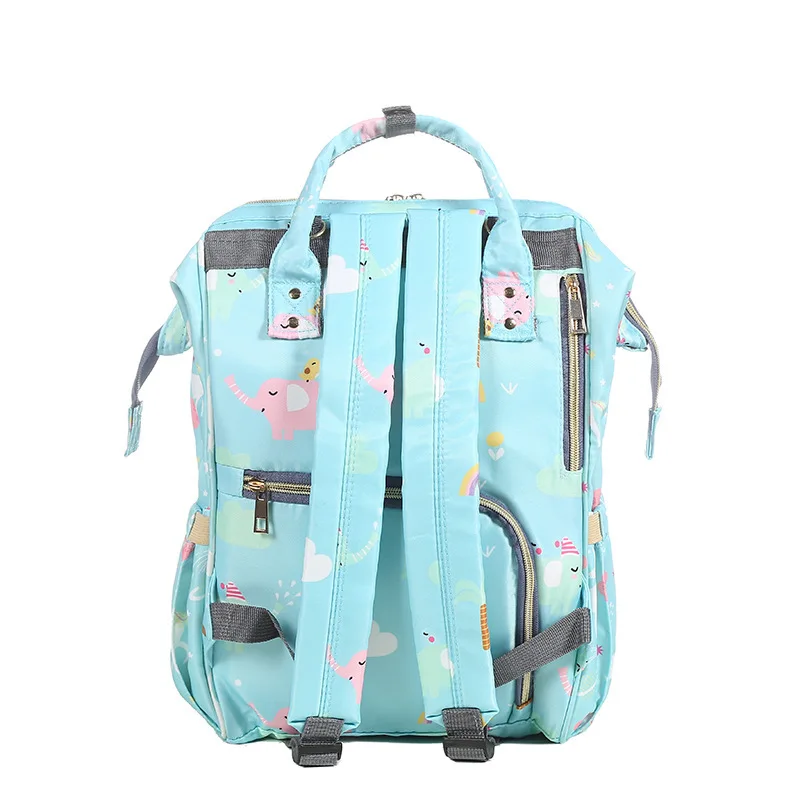 Cartoon park zoo mommy bag with baby backpack skip mom insulation backpack