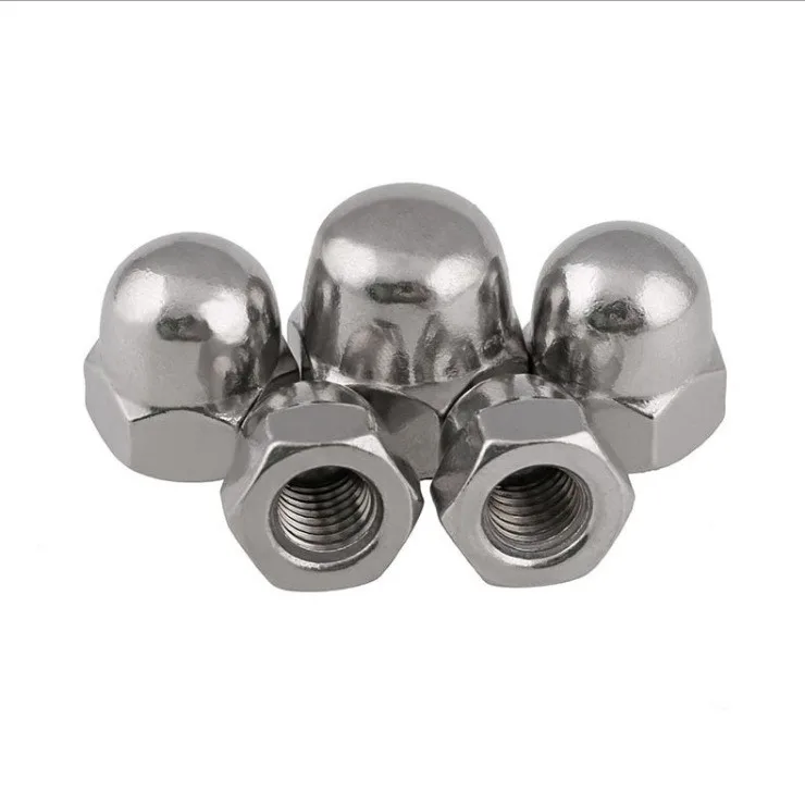 DIN1587 M3 M4 M5 M6 M8 M10 M16 to M36 Stainless Steel A2 A4 Domed Long Connecting Cap Nuts