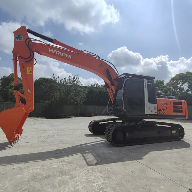 Great Condition Used Excavators Hitachi ZAX200-3G Original 20 Ton Hydraulic Excavators Crawler Excavators HITACHI ZAX 200-3G