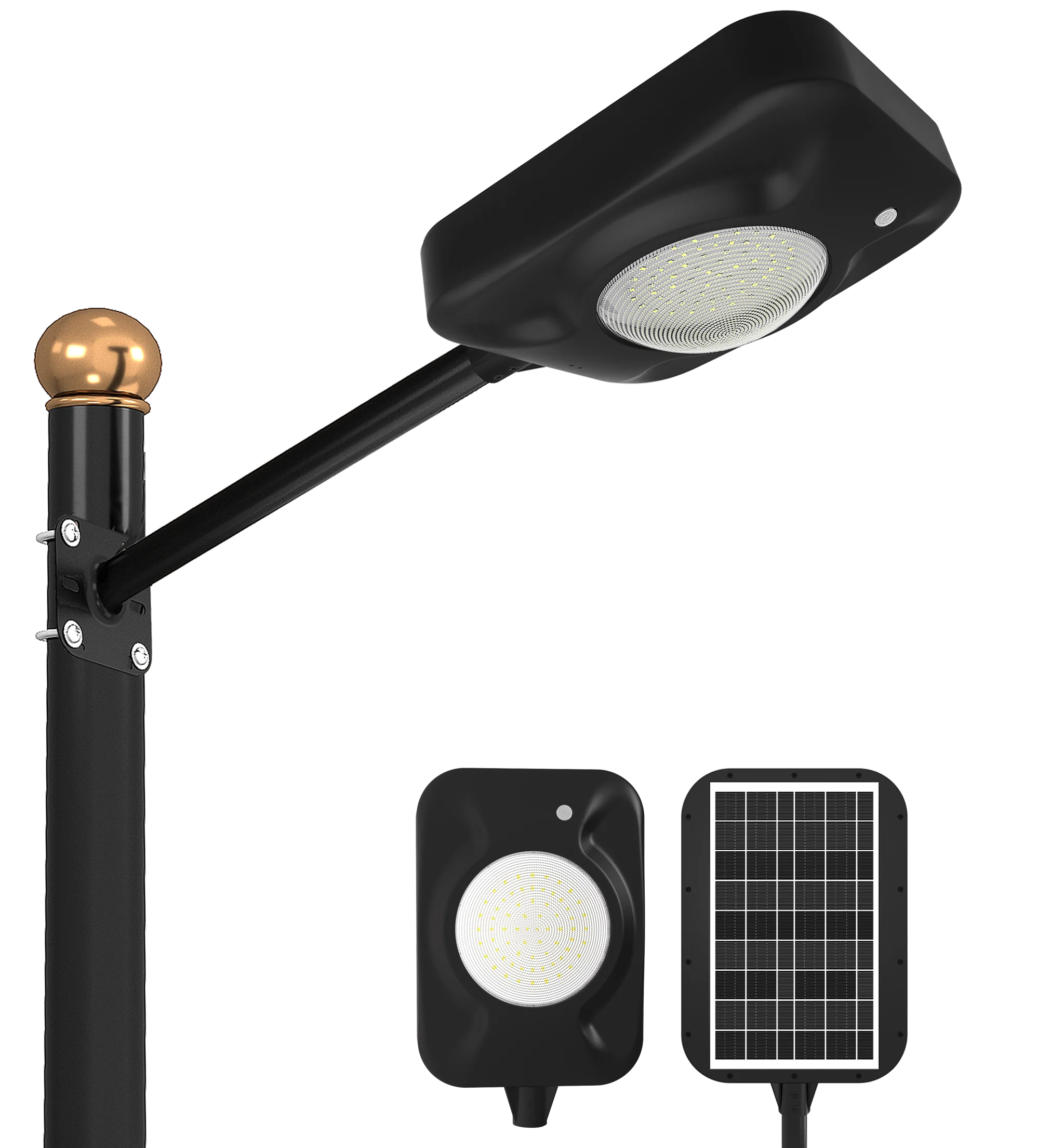 Wholesale 100W Solar Street Light All In One Road Garden Wall Lamp High Quality  Energy Saving Ip65 Waterproof