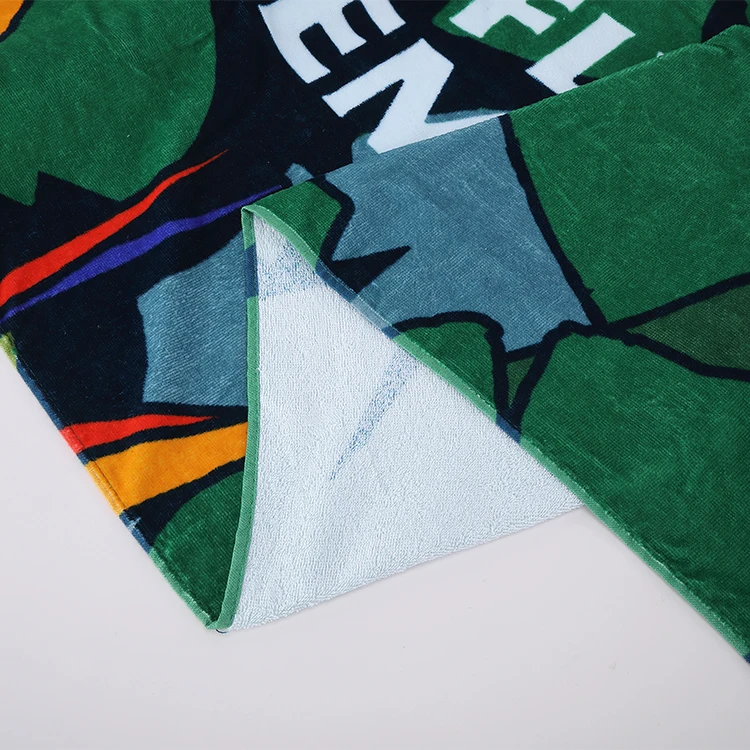 Customized Printed Cotton Sand Free Swimming Summer Popular Large Quick Dry Towel Beach