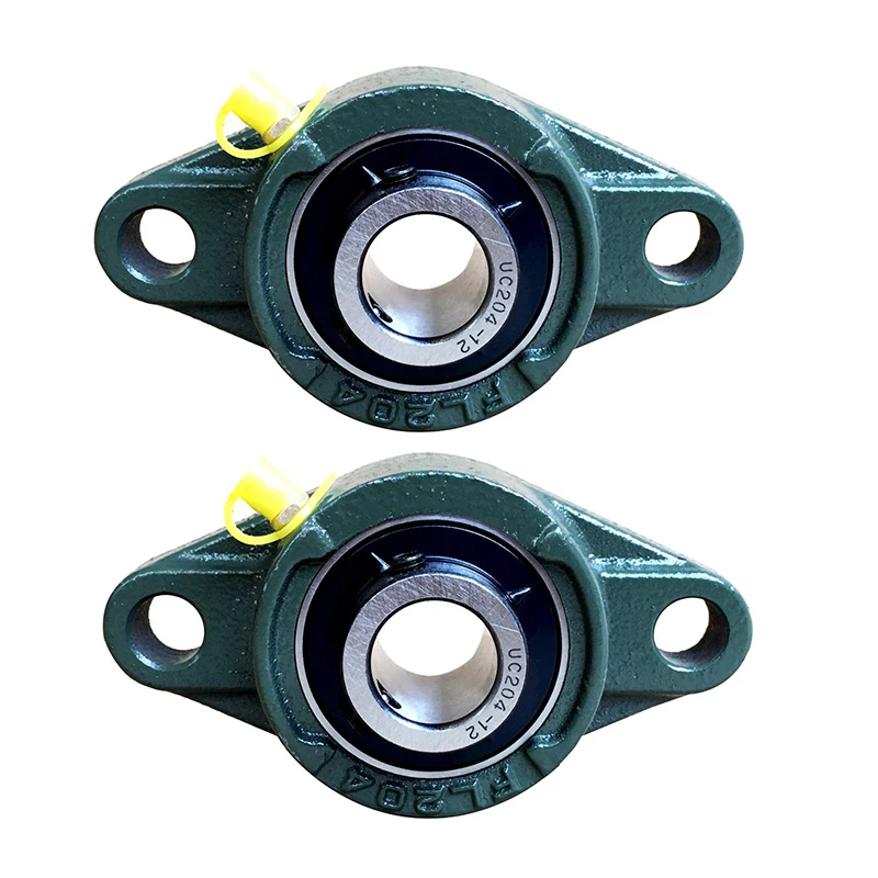 UCFL204-12 Pillow Block Bearing Steel Mounted Self Aligning 3/4 inch 2 Bolt Pillow Block Flange Bearing UCFL205 206 207