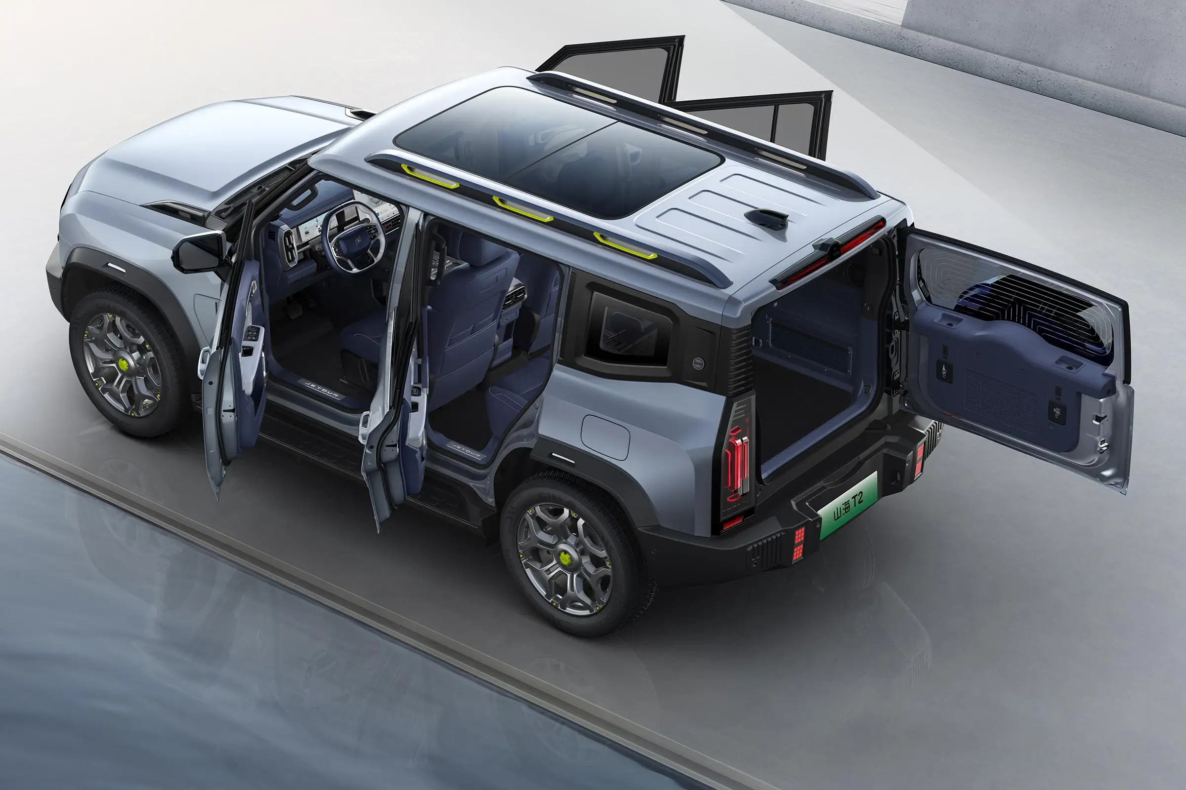 New Jetour T2 Traveller 2024 1.5T Plug-in Hybrid Premium Compact SUV T2/Jietu Shanhai Model