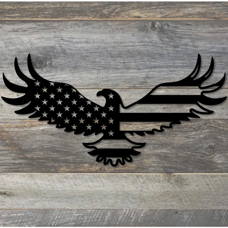 BSCI Factory American Eagle & Flag Wall Art Home Decoration Wall Hanging