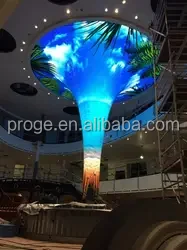 China Factory Customized Creative Video Screen Irregular Tree/trumpet Led Panel DJ Led Display Custom Shape Led Screen