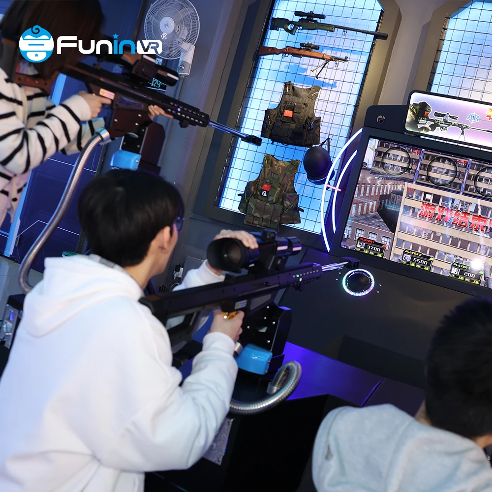 Funinvr интерактивные 9D Vr аркадные игры виртуальная реальность игра для стрельбы многопользовательский симулятор виртуальной