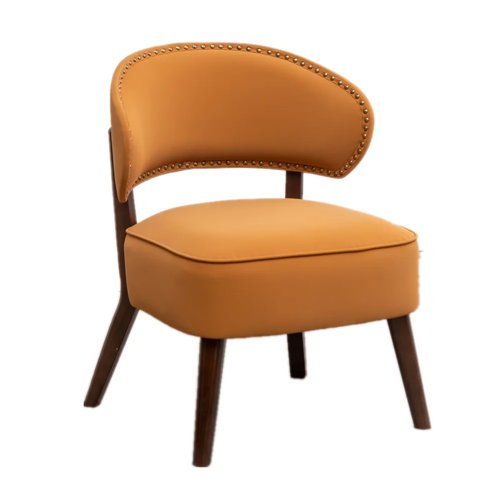 modern accent chair, rivet accent chair, living room chairs