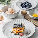 Nordic Modern Home tableware blue Glazed deep Plates Bowl Ceramic Dinnerware for hotel Restaurant porcelain Salad dessert bowls  .jpg