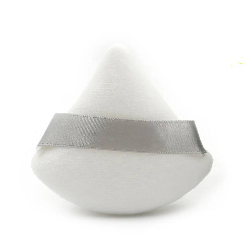 Triangle dry powder puff, triangle wedge soft makeup puff, used for fine facial styling makeup