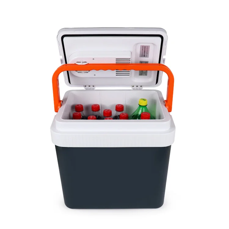 24L DC 12V AC 230v portable car cooler box koelbox camping mini fridge for food