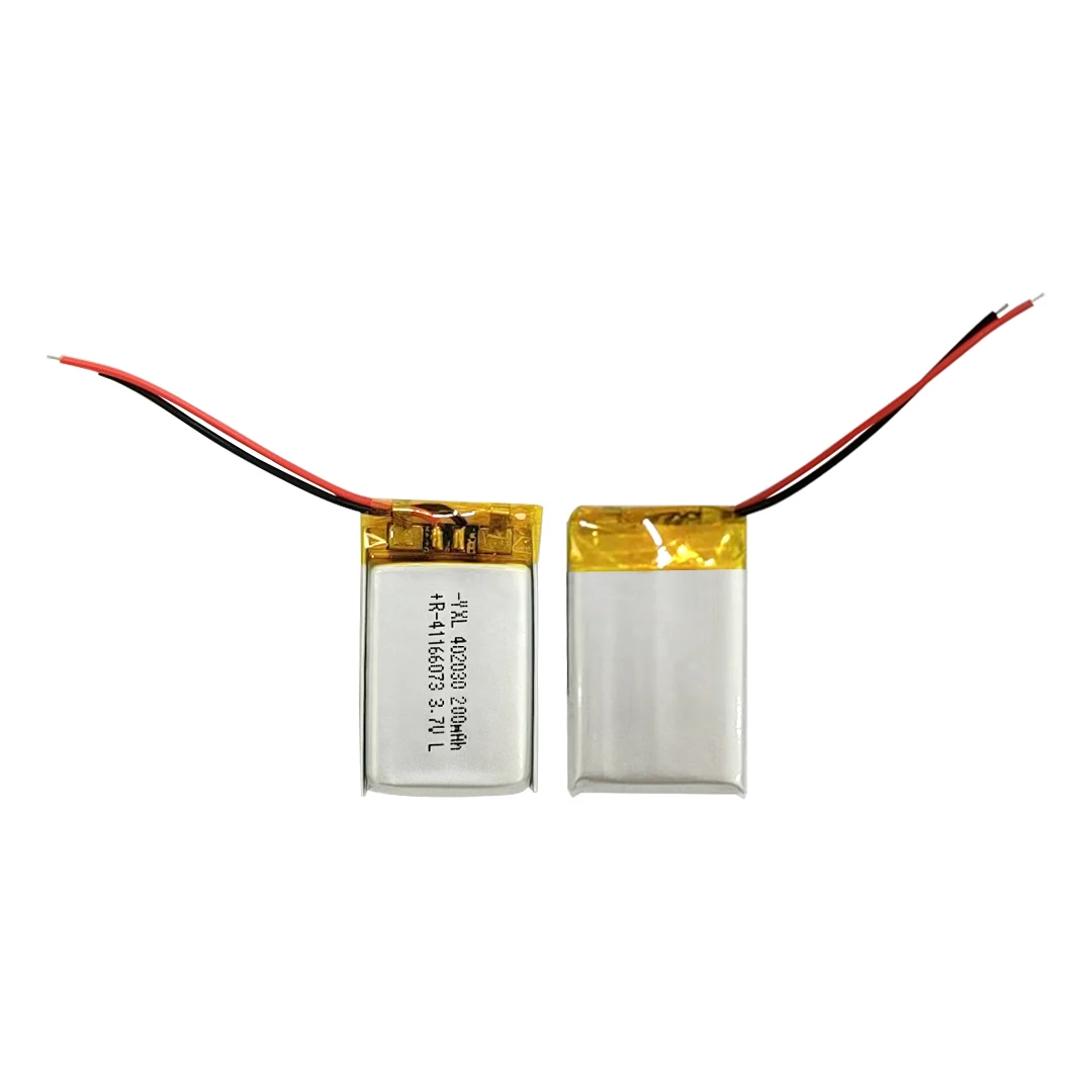 Chinese manufacturer soft pack lithium polymer battery small rechargeable battery 200mah YXL402030