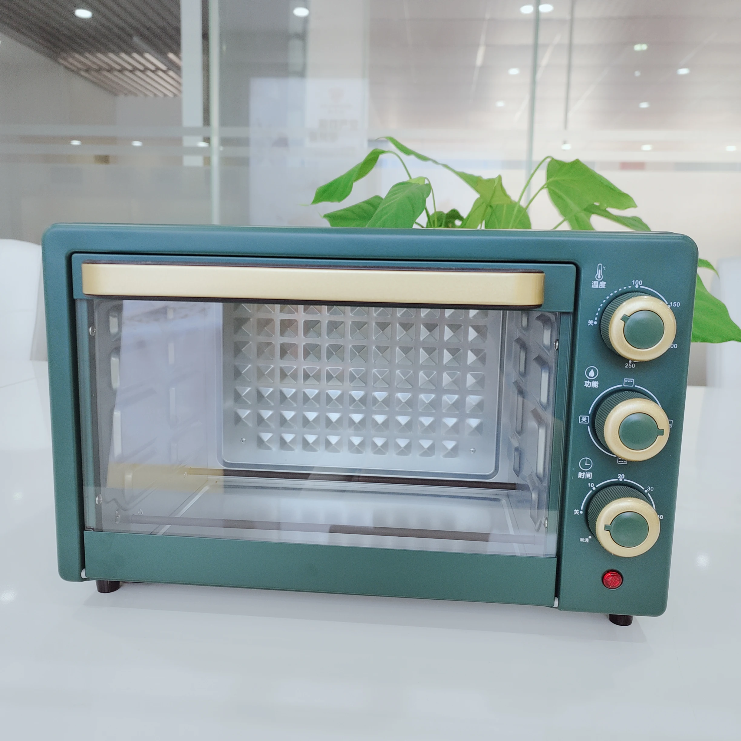 Multifunctional 20L Home Convection Oven with Air Fryer Function Smokeless Toaster Ovens for Outdoor and Household Use US Plug